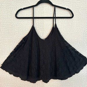 EXPRESS Double Layer Lace Swing Tank